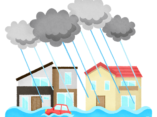 大雨☔すまいる北部の画像